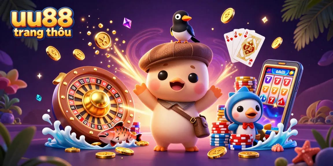 Experience the thrill of uu88 trang chủ with vibrant 3D characters and casinoscape bursting with energy.