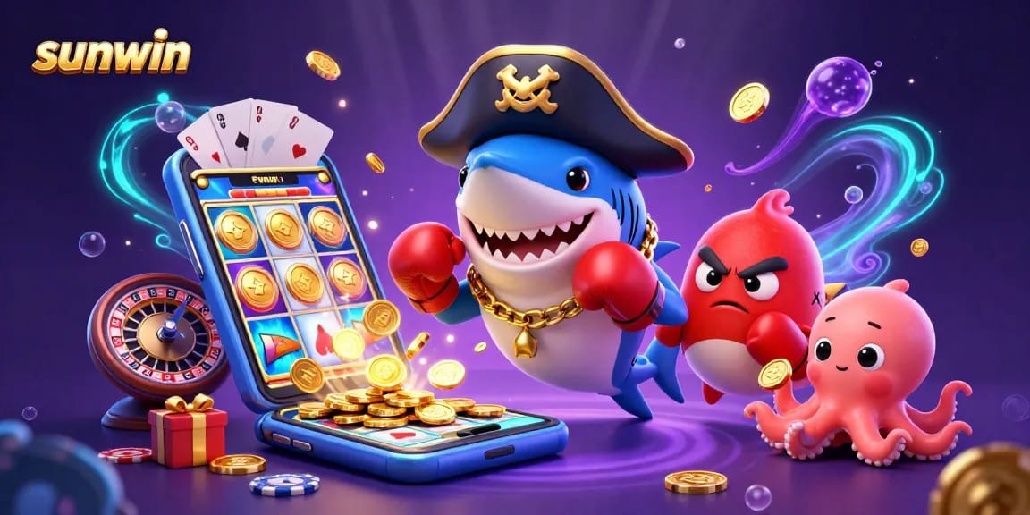 Engage with the thrilling sunwin casino adventure featuring a pirate shark and friends!