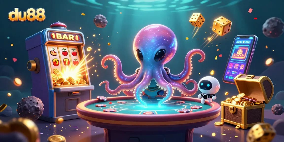 Experience the thrill of du88 with vibrant 3D aliens, holographic poker, and explosive jackpots!