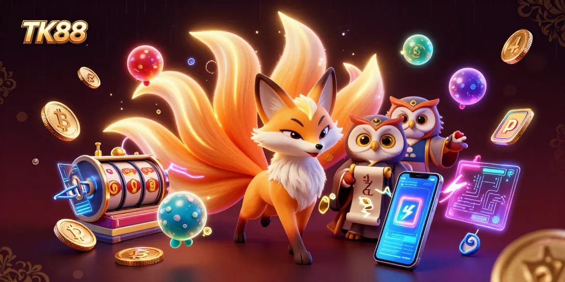 Engage in thrilling action at TK88 with vibrant online gambling experiences featuring dynamic slot elements.