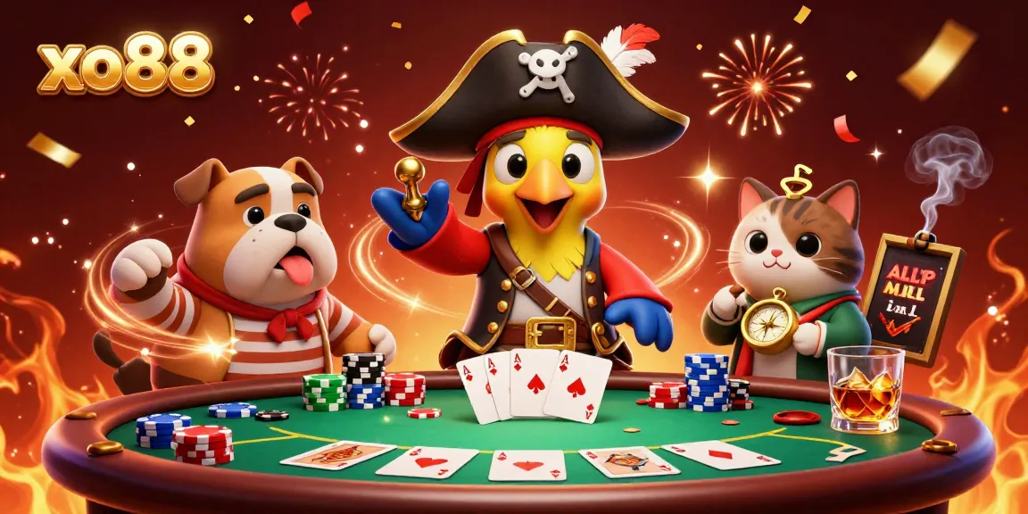 Experience dynamic gaming action at xo88 with engaging characters and thrilling poker elements!