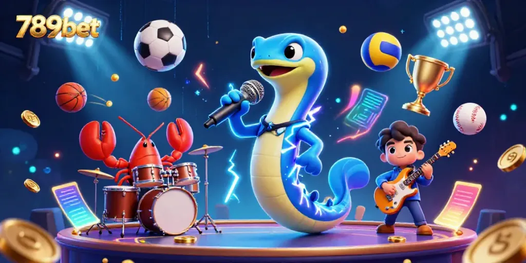 Experience the thrill of betting on 789bet with this vibrant underwater casino scene featuring animated characters and dynamic sports elements.