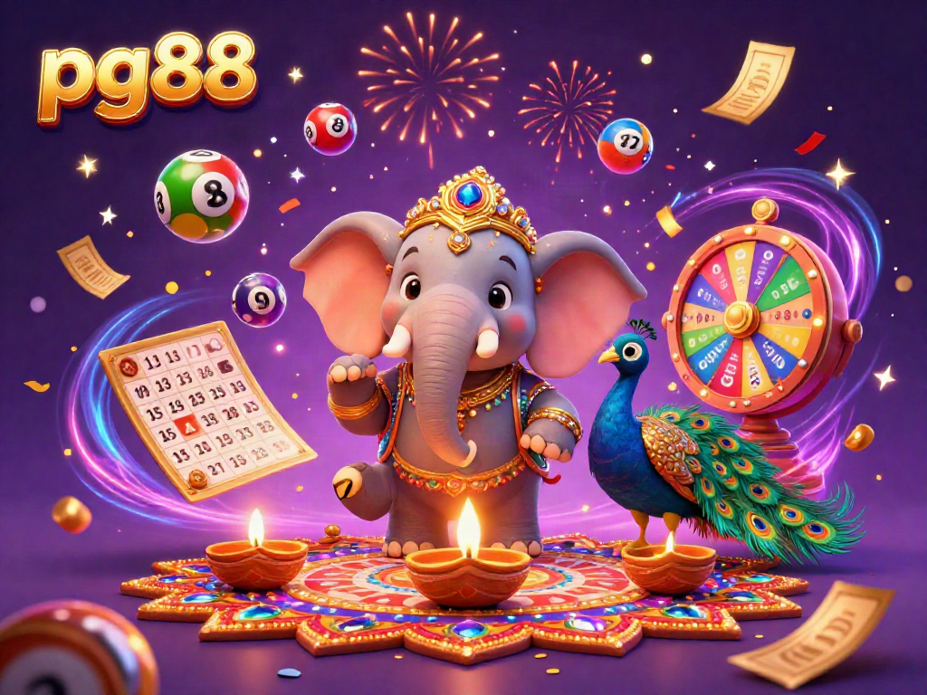 Experience the excitement of pg88 with a vibrant 3D illustration featuring engaging characters and dynamic game elements.